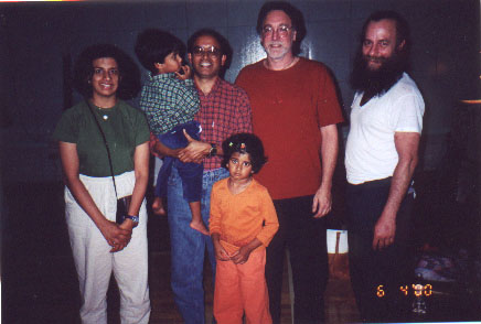 L-R:Mamtha, Athman, Prakash, Tara, KrishnaDas, Arthur in Ann Arbor